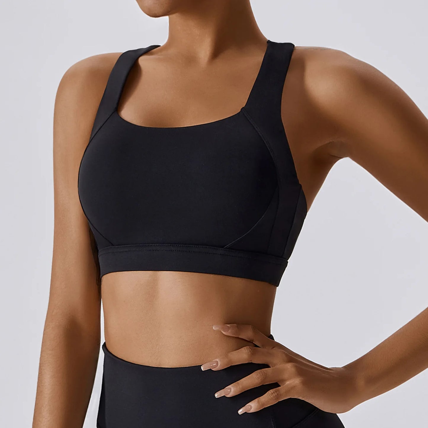 Women's Yoga Bra Sexy Sports Bra Push Up Fitness Cross Strap Shockproof Breathable Gym Top Female Vest Running Sports Underwear