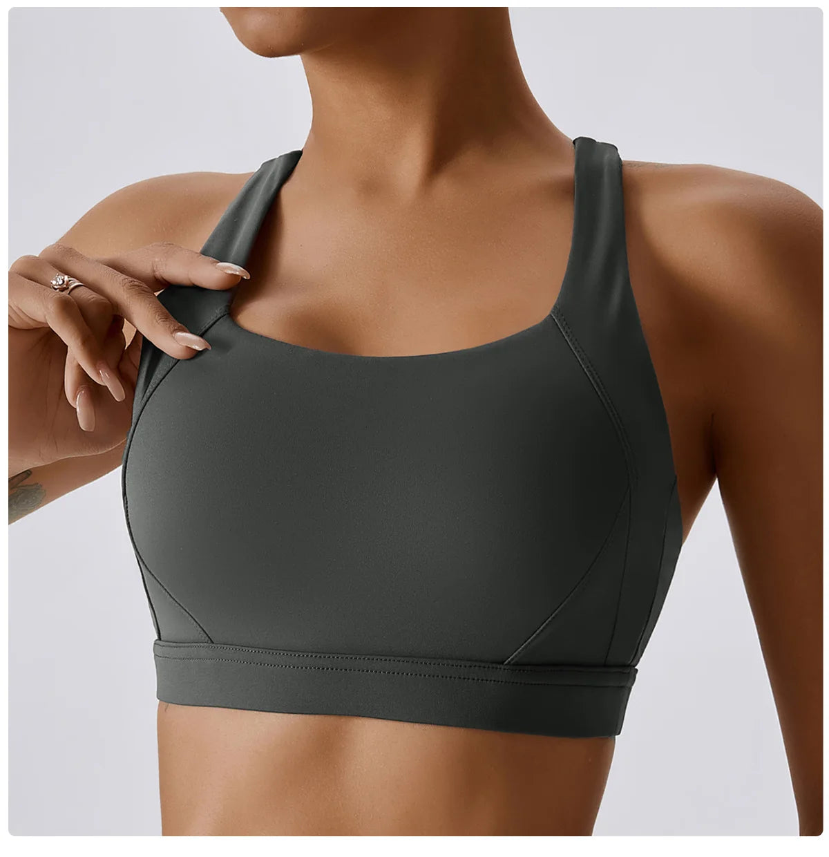 Women's Yoga Bra Sexy Sports Bra Push Up Fitness Cross Strap Shockproof Breathable Gym Top Female Vest Running Sports Underwear