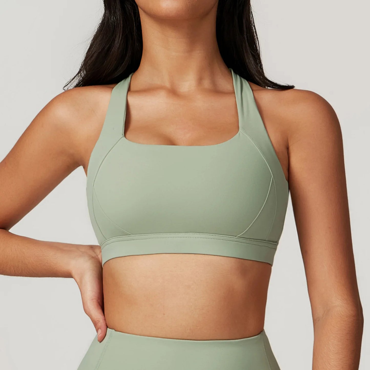Women's Yoga Bra Sexy Sports Bra Push Up Fitness Cross Strap Shockproof Breathable Gym Top Female Vest Running Sports Underwear