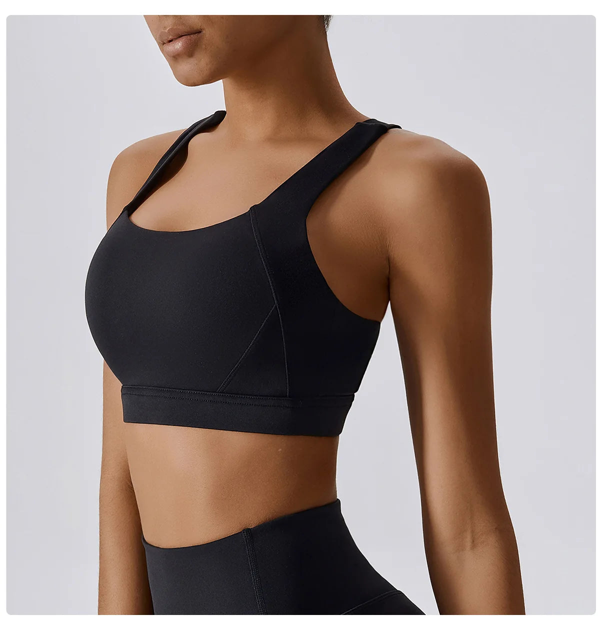 Women's Yoga Bra Sexy Sports Bra Push Up Fitness Cross Strap Shockproof Breathable Gym Top Female Vest Running Sports Underwear
