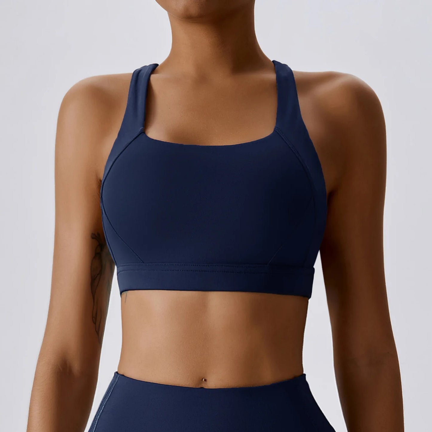 Women's Yoga Bra Sexy Sports Bra Push Up Fitness Cross Strap Shockproof Breathable Gym Top Female Vest Running Sports Underwear