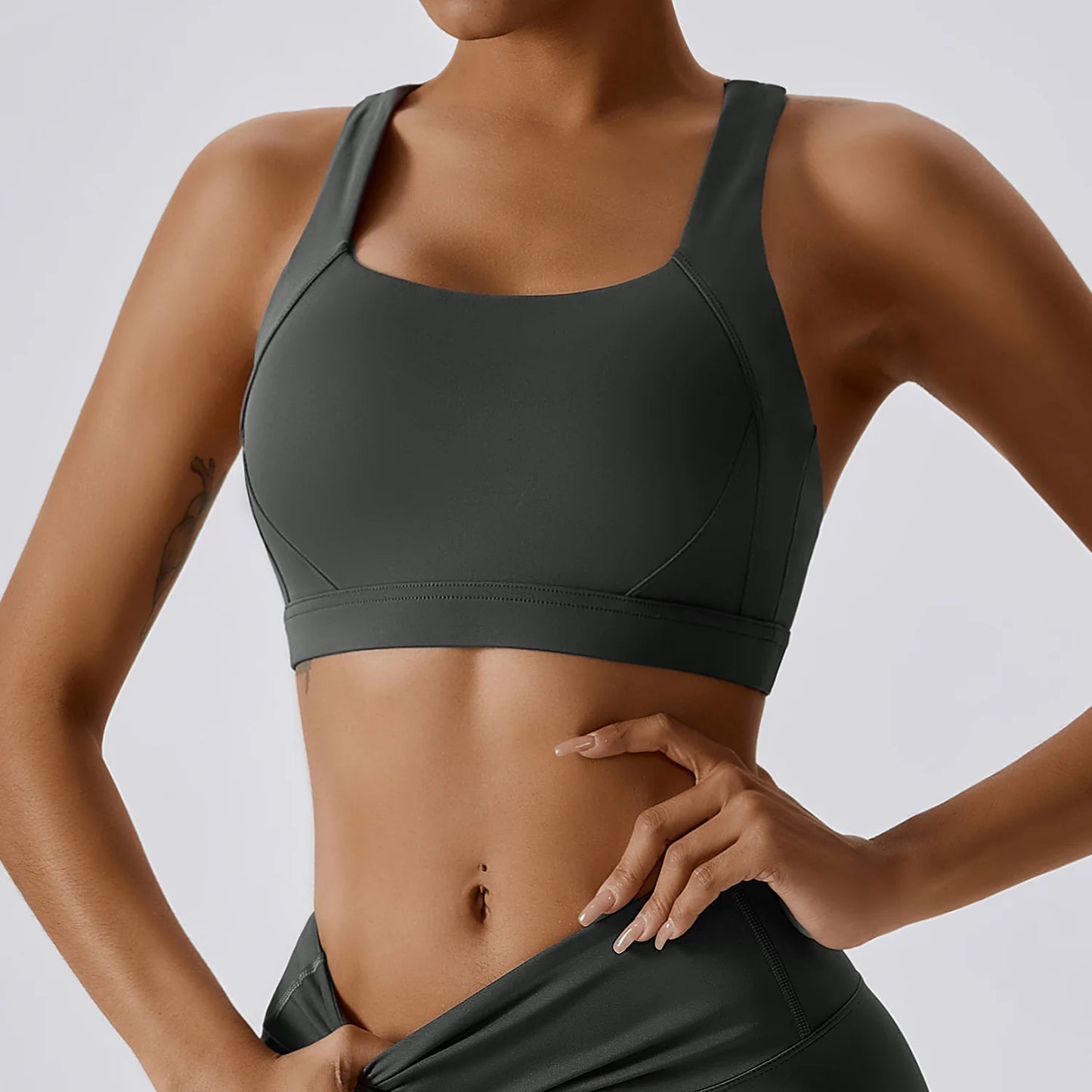 Women's Yoga Bra Sexy Sports Bra Push Up Fitness Cross Strap Shockproof Breathable Gym Top Female Vest Running Sports Underwear
