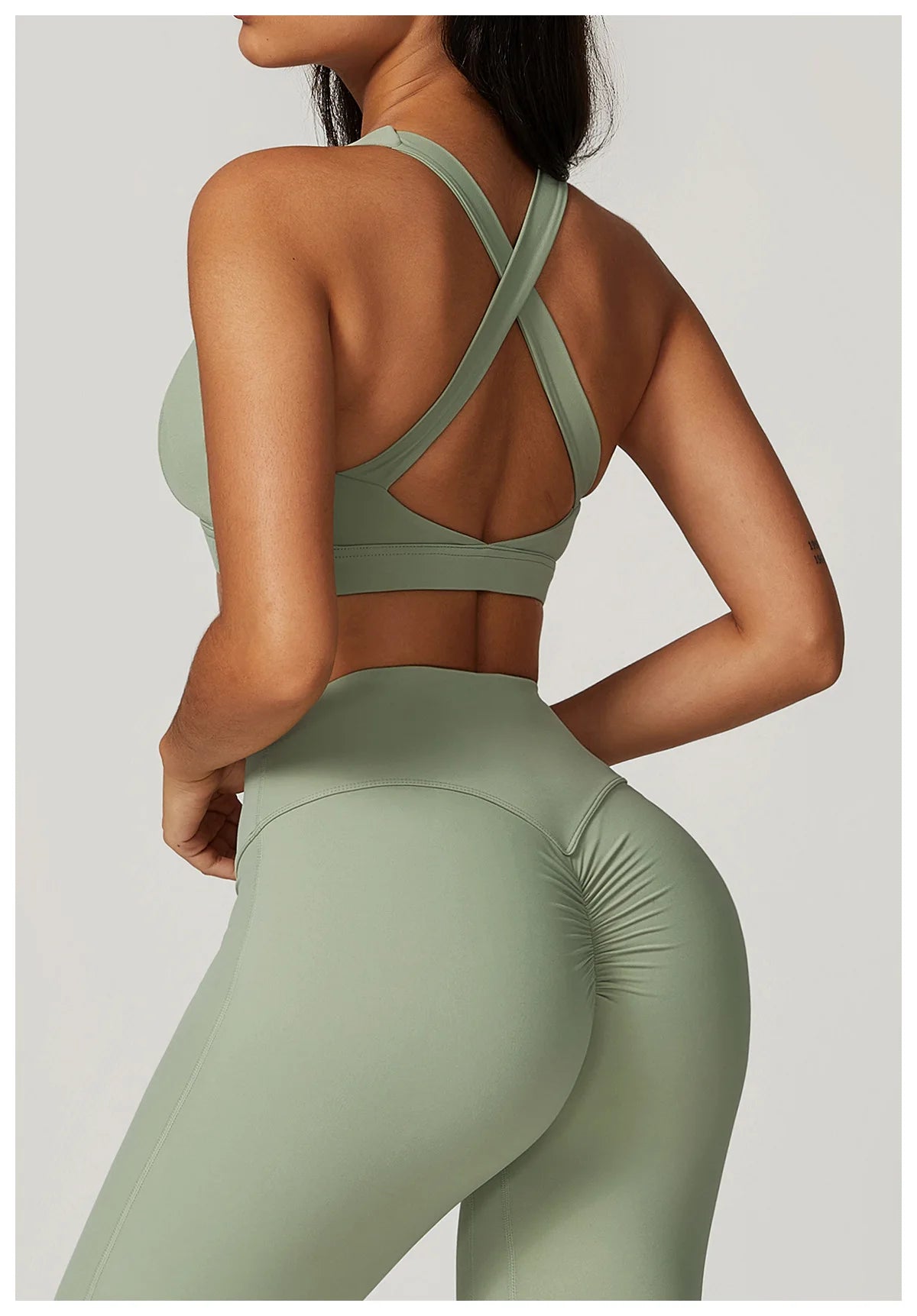 Women's Yoga Bra Sexy Sports Bra Push Up Fitness Cross Strap Shockproof Breathable Gym Top Female Vest Running Sports Underwear