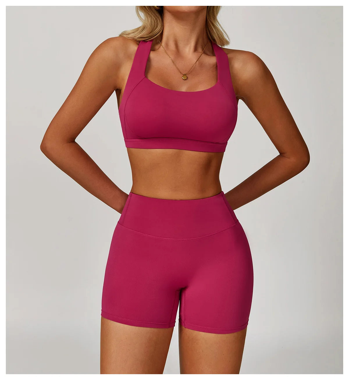 Women's Yoga Bra Sexy Sports Bra Push Up Fitness Cross Strap Shockproof Breathable Gym Top Female Vest Running Sports Underwear