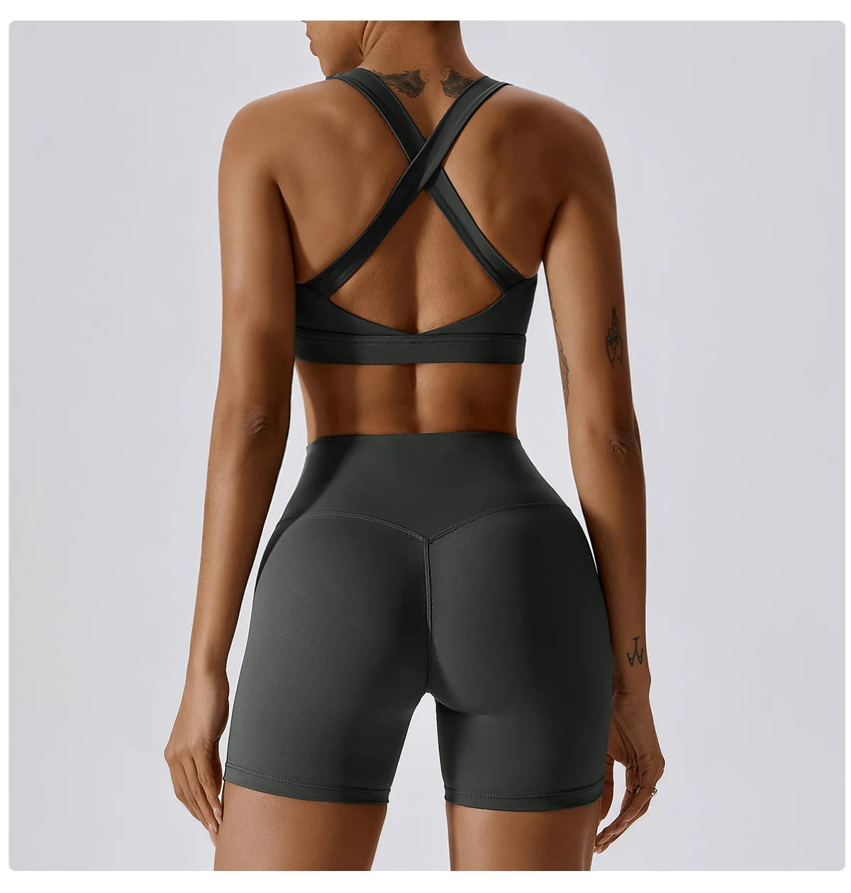 Women's Yoga Bra Sexy Sports Bra Push Up Fitness Cross Strap Shockproof Breathable Gym Top Female Vest Running Sports Underwear