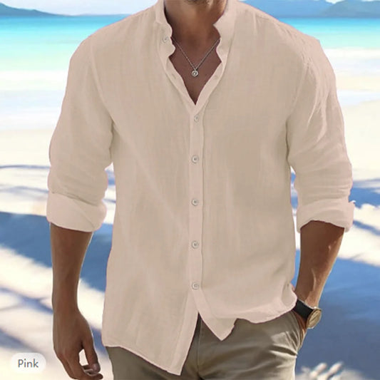 Camicia di lino, cotone.