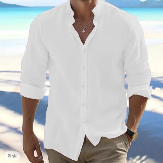 Camicia di lino, cotone.